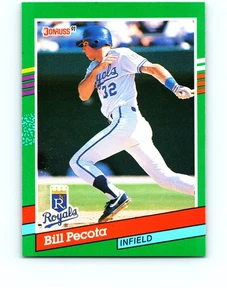 Bill Pecota #672c Kansas City Royals 1991 Donruss Near Mint or Better - Picture 1 of 2