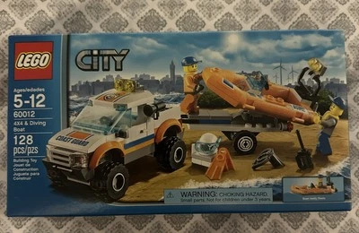Lego 60012 GUARDACOSTAS 4x4 y BOTE DE BUCEO NUEVO - Retirado Foto 1 de 2
