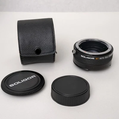 Soligor MP Auto Telephoto Converter 2X To Fit Nikon - EM Lens  In Case Japan - Image 1 of 4