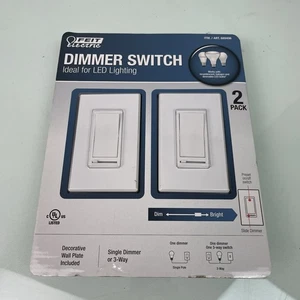 Feit Interruttore Dimmer Elettrico Singolo o 3 Vie Confezione Due - Foto 1 di 2