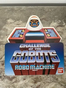 RARE PLV CY-KILL STICKER FOR RETAILERS GOBOTS ROBO MACHINE BANDAI 1985 NEW - Picture 1 of 6