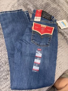Levi's 511 Slim Stretch Jeans, Size 12 26x27 NWT New - Picture 1 of 9