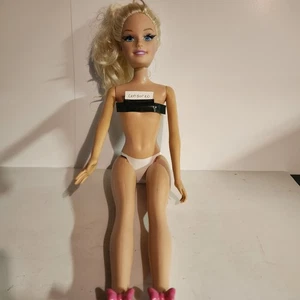  Mattel 2013 28"" pulgadas Muñeca Barbie alta Just Play, desnuda con botas rosas - Imagen 1 de 12