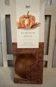Pier 1 One Imports PUMPKIN SPICE Reed Diffuser 8oz Discontinued RARE HTF Fall - Picture 1 of 6