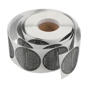 500PCS warning labels for candle making Candle Making Stickers Candle Tin - Picture 1 of 12