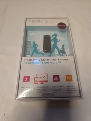 Fitbit One Wireless Activity and Sleep Tracker Burgundy FB103BY Brand New Sealed - Image 1 of 4