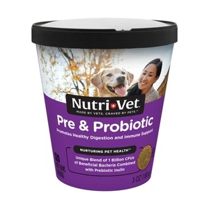 Nutri-vet Pre And Probiotic Soft Chews For Dogs, Digestive Support, Up - Picture 1 of 8