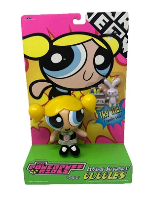 Powerpuff Girls Extreme Screamers Bubbles Talking Figures Trendmasters 2000 NEW - Image 1 of 4