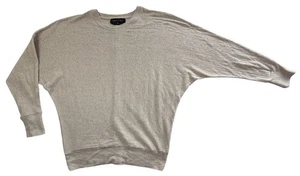 Jersey DECJUBA Pullover Delgado Ligero Mangas Ala de Murciélago Texturizado Beige Talla M - Imagen 1 de 13