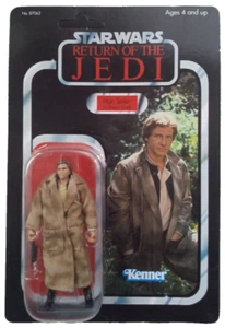 Han Solo, Colección Saga Vintage Star Wars, R.O.T.J. Tarjeta sin perforar, sellada - Imagen 1 de 10