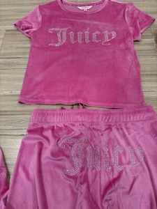 Neu Damen Juicy Couture Rosa Active Wear Pyjama Kurzarm Set Medium - Bild 1 von 4