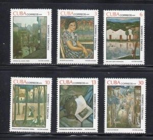 sCUBA   Sc# 2262-2267  PAINTINGS by V.M. GARCIA Cpl set of 6   1979  MNH mint - Bild 1 von 1