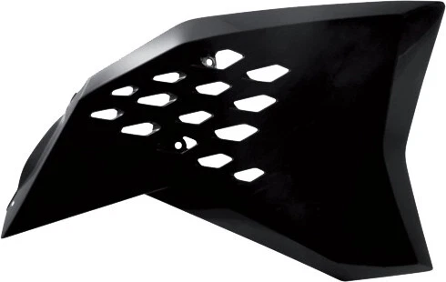 ACERBIS 2008-2009 200 Xc KTM RADIATOR SHROUDS BLACK 2081990001 - Image 1 of 1