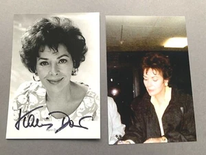 KARIN DOR †2017 James Bond signed autograph 4x6 Photocard and self-made photo - Picture 1 of 1