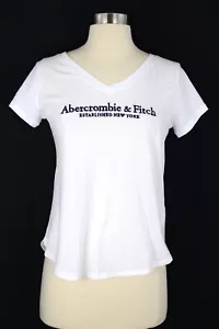 Abercrombie & fitch Woman T Shirt Size Small White NWT - Picture 1 of 3