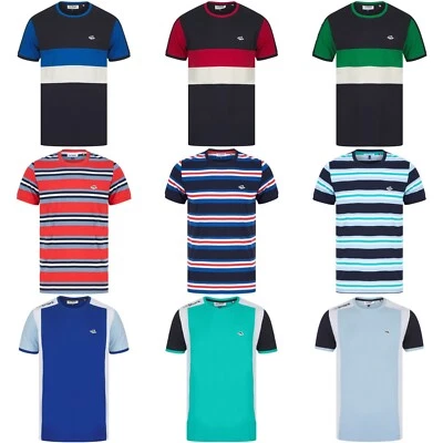 Men's Le Shark Short Sleeve T-Shirt Crew Neck 100% Cotton Casual Summer Top