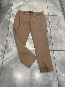 ladies red herring debenhams size 12 cotton casual tapered trousers W32 L28 - Picture 1 of 5