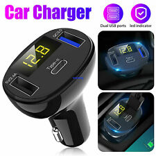 Car Charger For Phone 12 Pro Max 11 XR XS Fast Charge 32W PD Type C USB Adapter