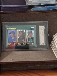 2001 Topps Chrome #291 HEE SEOP CHOI AARON MCNEAL JASON HART sgc graded 96/9!