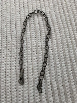 VENTA Una pieza de cadena gris para fabricación de joyas/artesanía/bricolaje, 18 pulgadas Foto 1 de 2