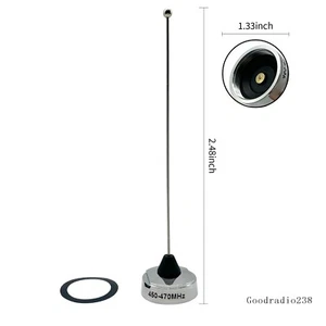 6,4 cala UHF 450-470 MHz Antena montażowa NMO do mobilnego radia samochodowego - Zdjęcie 1 z 3