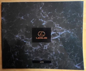 LEXUS LS400 orig 1990 UK Mkt Large Format Prestige Sales Brochure - Picture 1 of 9