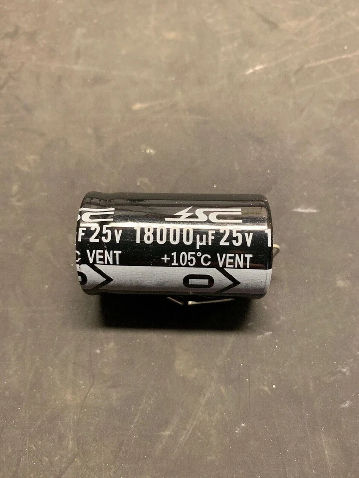 SC 18000uF 25V Axial Capacitor - Bally Williams Data East - High Temp Fresh Stock