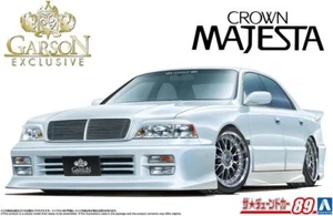 AOSHIMA 1/24 TOYOTA GARSON UZS141 MAJESTA 91 the Tuned Car No.89 Model Kit Japan - Picture 1 of 3