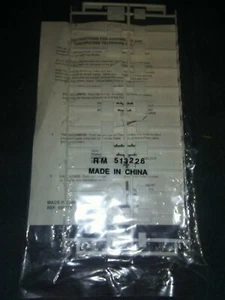 HO Scale Plastic White Road Signs 1 pack RM 513226 CHINA unpainted 24 signs New - Picture 1 of 10