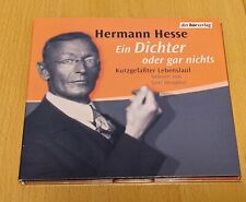 CD Hermann Hesse - Ein Dichter oder gar nichts - Lebenslauf