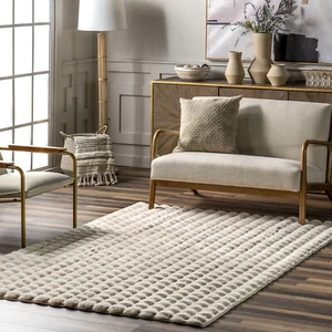 nuLOOM Jeni Casual Beige Indoor Only Washable Runner Rug - Picture 1 of 3