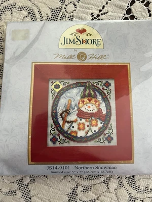 Mill Hill - Jim Shore - Muñeco de Nieve del Norte JS14-9101 Kit Foto 1 de 2