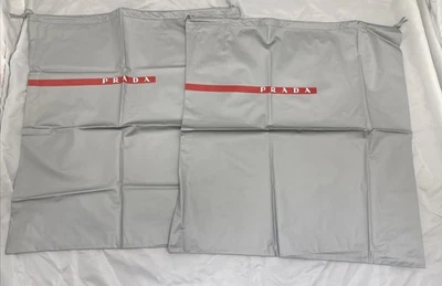 "Bolsas antipolvo Prada gris 16"" X 17"" nuevas" Foto 1 de 3