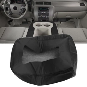 ˘Black Jump Armrest Cover Comfortable Touch Protective With Zipper For Suburban - Picture 1 of 12