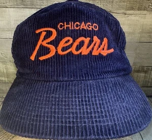 Gorra de pana vintage años 90 Chicago Bears Sports Specialties The Cord - Imagen 1 de 16