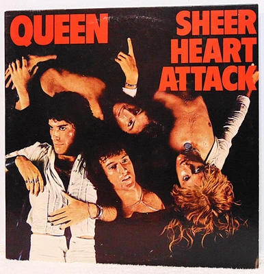 Queen - Sheer Heart Attack - Elektra Records 7E-1026 Rock Vinyl LP Record Album - Image 1 of 4
