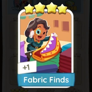 Fabric fine-Mono_Poly_Go_ Stickers Cards 4 Stars_ ( FAST DELIVERY )⭐⭐⭐⭐ - Picture 1 of 1