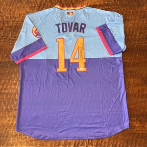 Ezequiel Tovar Signed Colorado Rockies Jersey JSA Coa Autographed - Picture 1 of 6