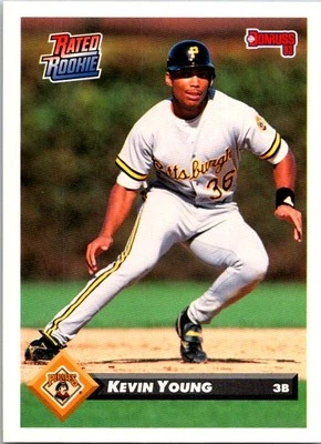 1993 Donruss Kevin Young  RR 452 Pittsburgh Pirates - Image 1 of 2