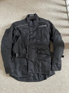 Buffalo Black Waterproof Motorcycle Jacket (Large)& Trousers (2XL 38) - Picture 1 of 9