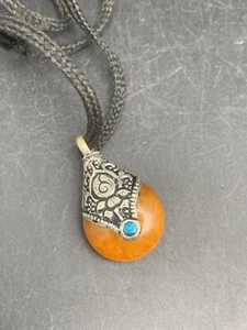 16.5 Carats Nepali Hand Made Pendent With Silver. - Picture 1 of 6