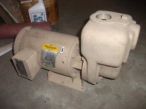 ABB Centrifugal Pump W/ Baldor JM3550 Motor 3Phase 3450RPM NOS Military surplus - Picture 1 of 6