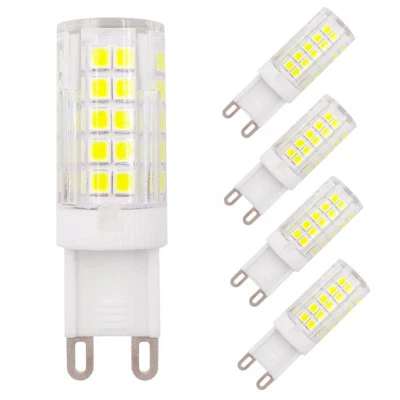 5pcs G9 Led Light Bulb 64-2835 Lamp 5W 110V 120V Ceramics Lights Warm White H - Image 1 of 4