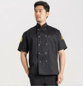 sushi coat Chef coat Chef Jacket New pattern restaurant uniform  Short sleeve - Picture 1 of 9