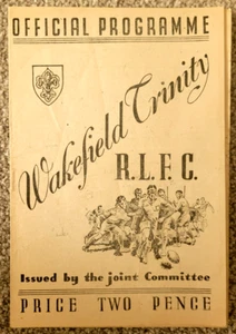 25 September 1948 WAKEFIELD TRINITY v AUSTRALIA, fine condition! - Picture 1 of 2