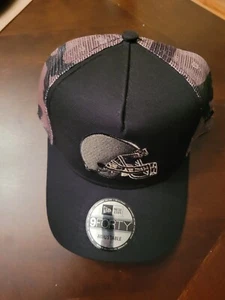CLEVELAND BROWNS NFL 47 BRAND CAMOUFLAGE HELMET MESH OSFM MVP HAT/CAP NWT - Picture 1 of 2