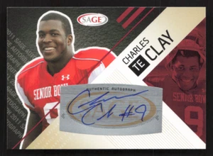 Tarjeta de novato con autógrafo Charles Clay 2011 Sage #A-7 Miami Dolphins - Imagen 1 de 2