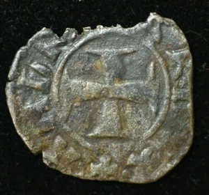 1368-1423 Italy Venice Billon Tornesello COPPER COIN - Picture 1 of 2