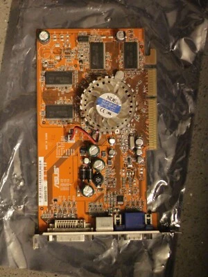 ASUS ATI Radeon 9550 128Mb AGP 8x Video Card DVI S-video VGA A9550/TD/128M/A - image 1 of 4