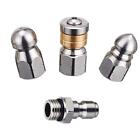 Pressure Washer Sewer Jetter Kit Hose Spray Nozzle Sewer Jetting Nozzle for